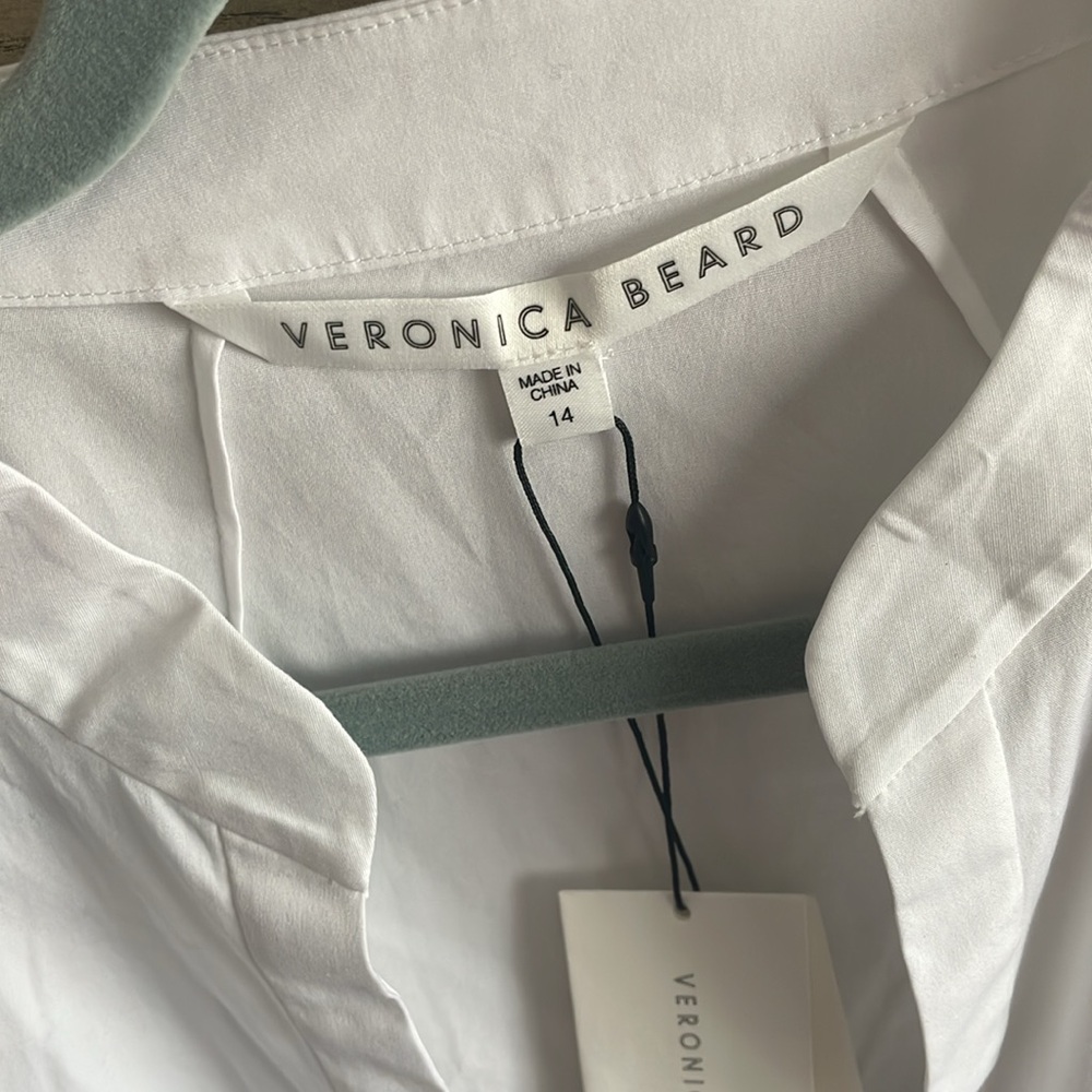 Veronica Beard Aillen top, size 14; new - Picture 5 of 10
